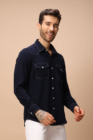 micro western shirt
