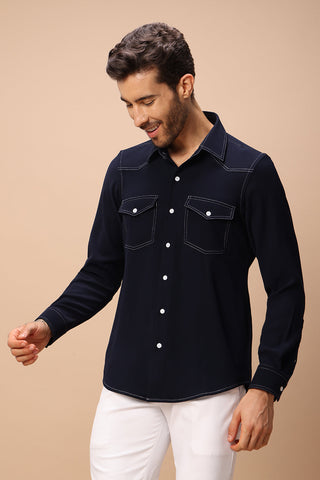 micro western shirt
