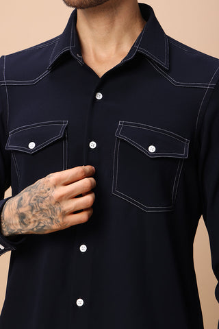 micro western shirt