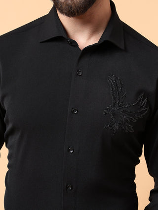 Eagle embroidery shirt