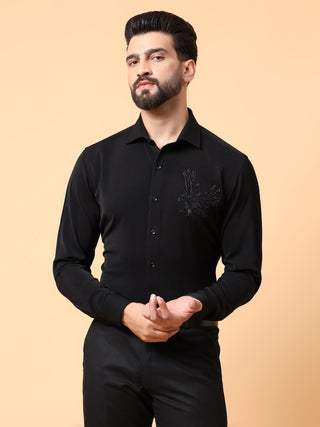 Eagle embroidery shirt