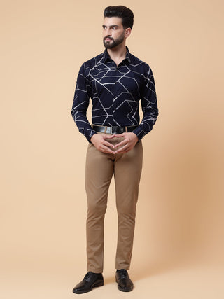 Big geo print shirt