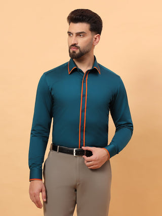 double piping shirt