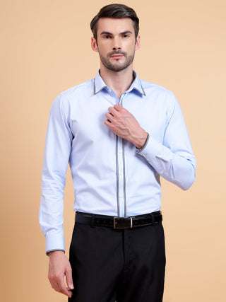 contrast tape shirt