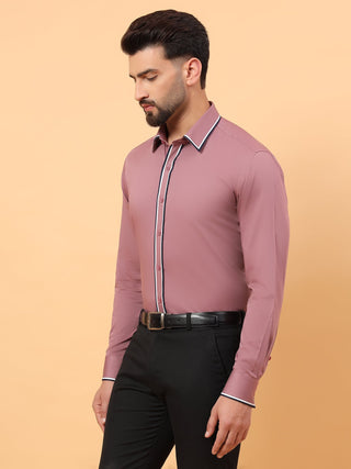 double piping shirt