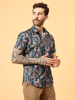 paisely print shirt