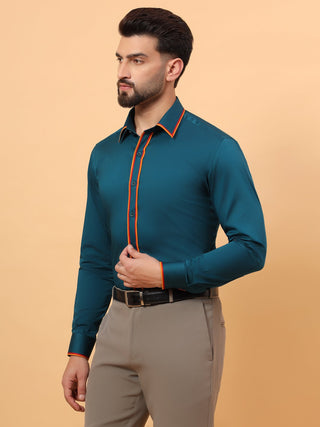 double piping shirt