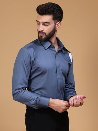COLOR BLOCK SHIRT