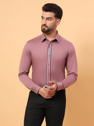 double piping shirt