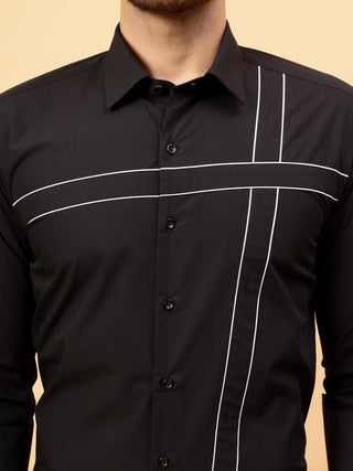 Plus piping shirt