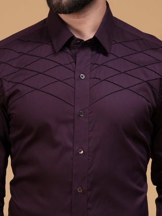 BIAS PLEAT SHIRT