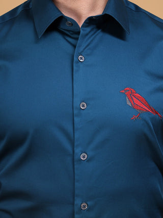 BIRD EMBROIDERY SHIRT