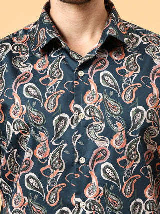 paisely print shirt