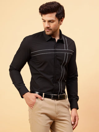 Plus piping shirt