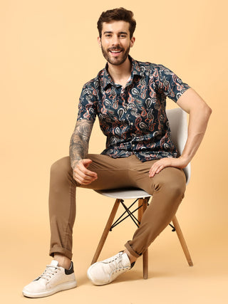 paisely print shirt