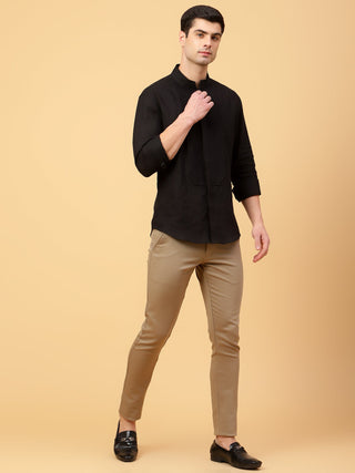 COTTON SHIRT WITH FINE TUCKS