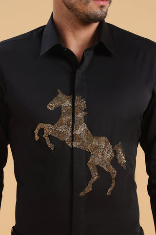 Cubism Horse Shirt