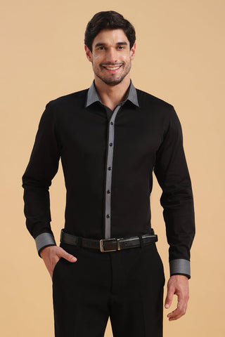 Grey stitch shirt