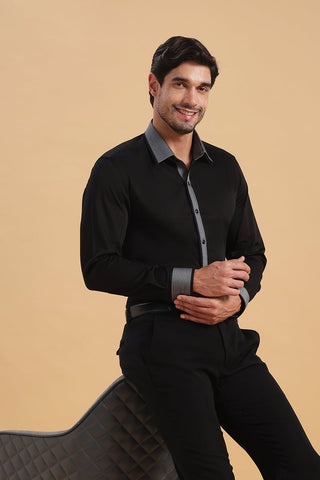 Grey stitch shirt