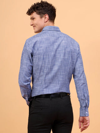 Stripe birds shirt