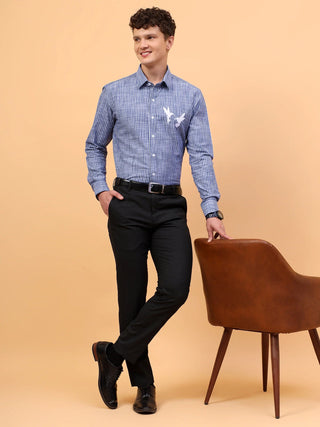 Stripe birds shirt