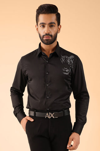 Tiger embroidery Shirt