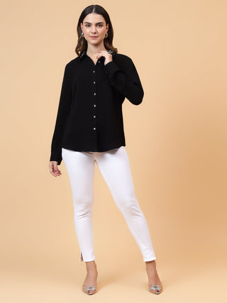 Black Rhinestone Shirt