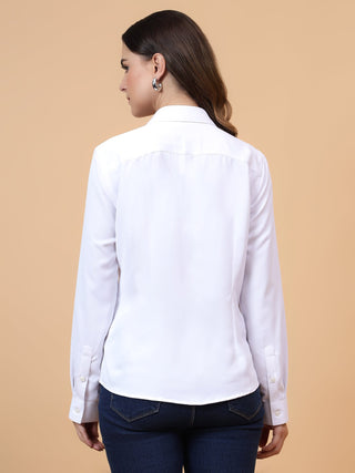 White Rhinestone Shirt